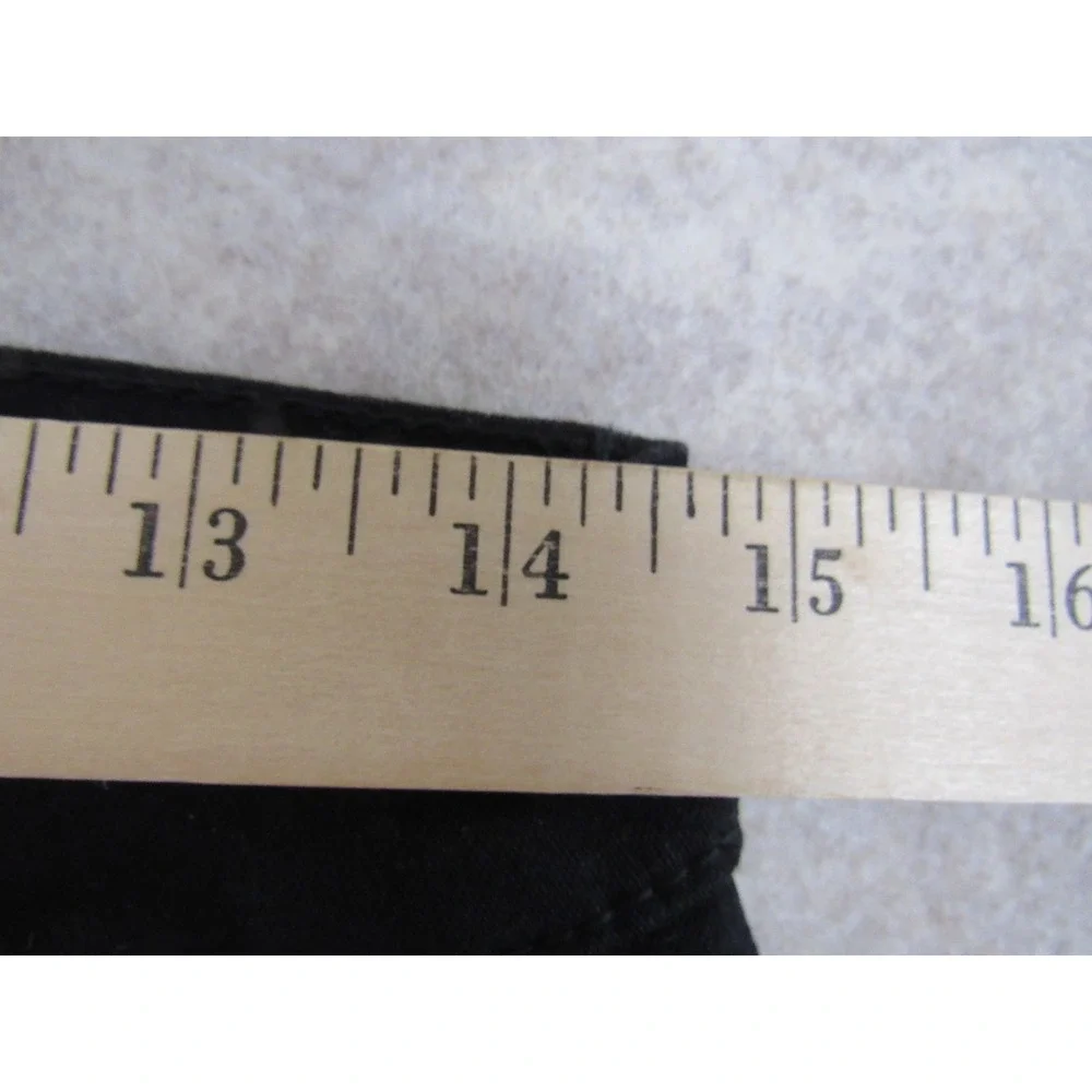 DG2 Diane Gilman Virtual Stretch‎ Straight Leg Jeans Black Womens Size 6 NWT